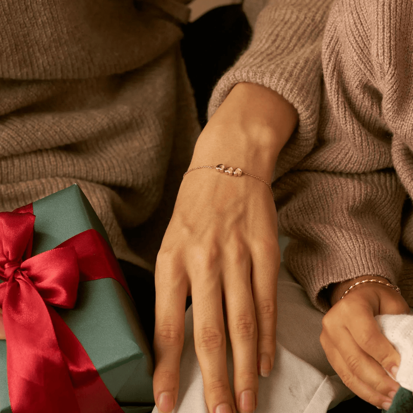 Pulsera personalizada con inicial en corazón