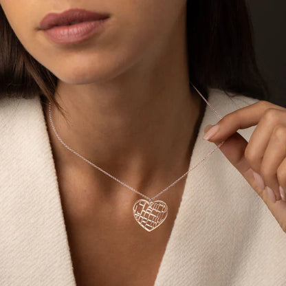 Collar personalizado con mapa