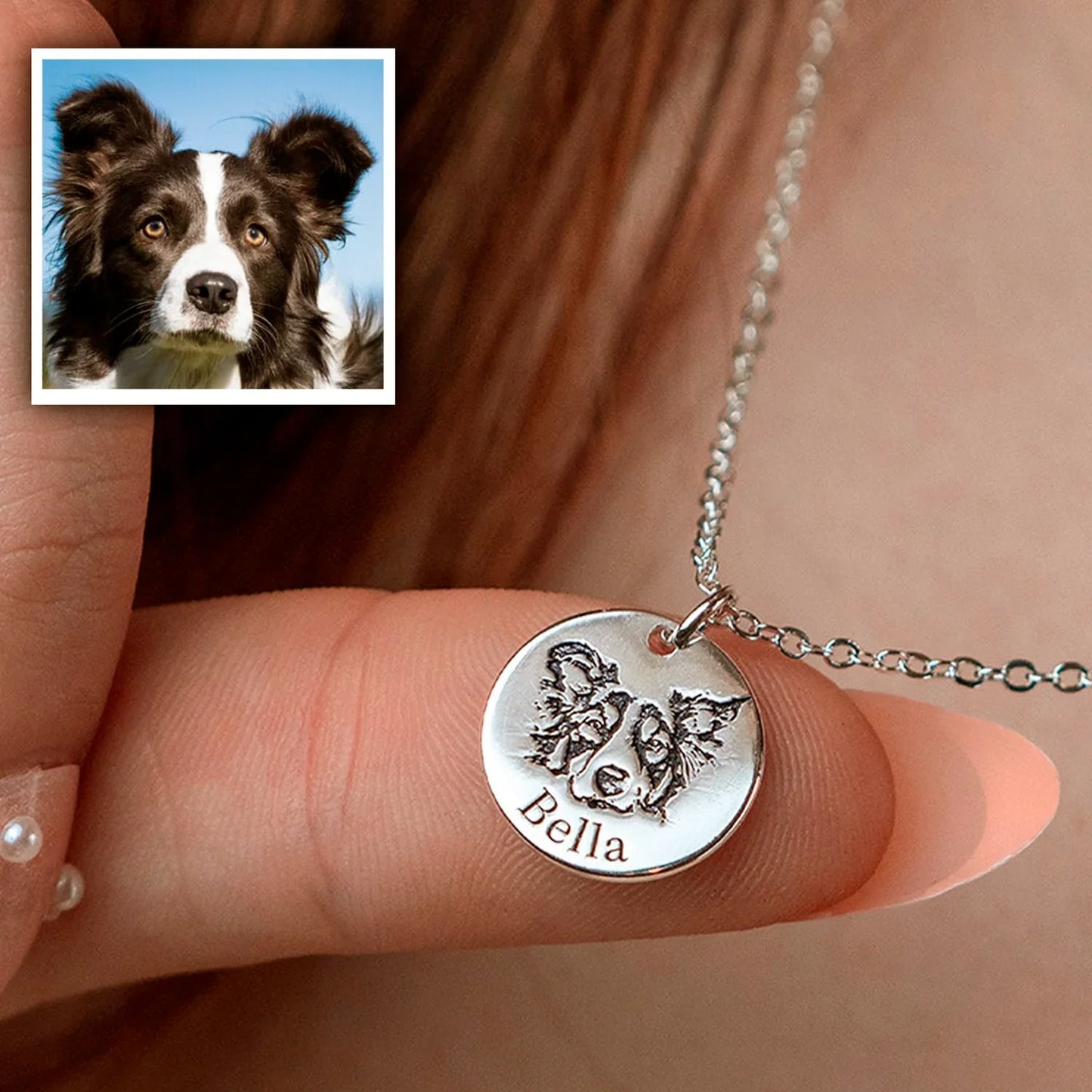 Collar personalizado con imagen de mascota
