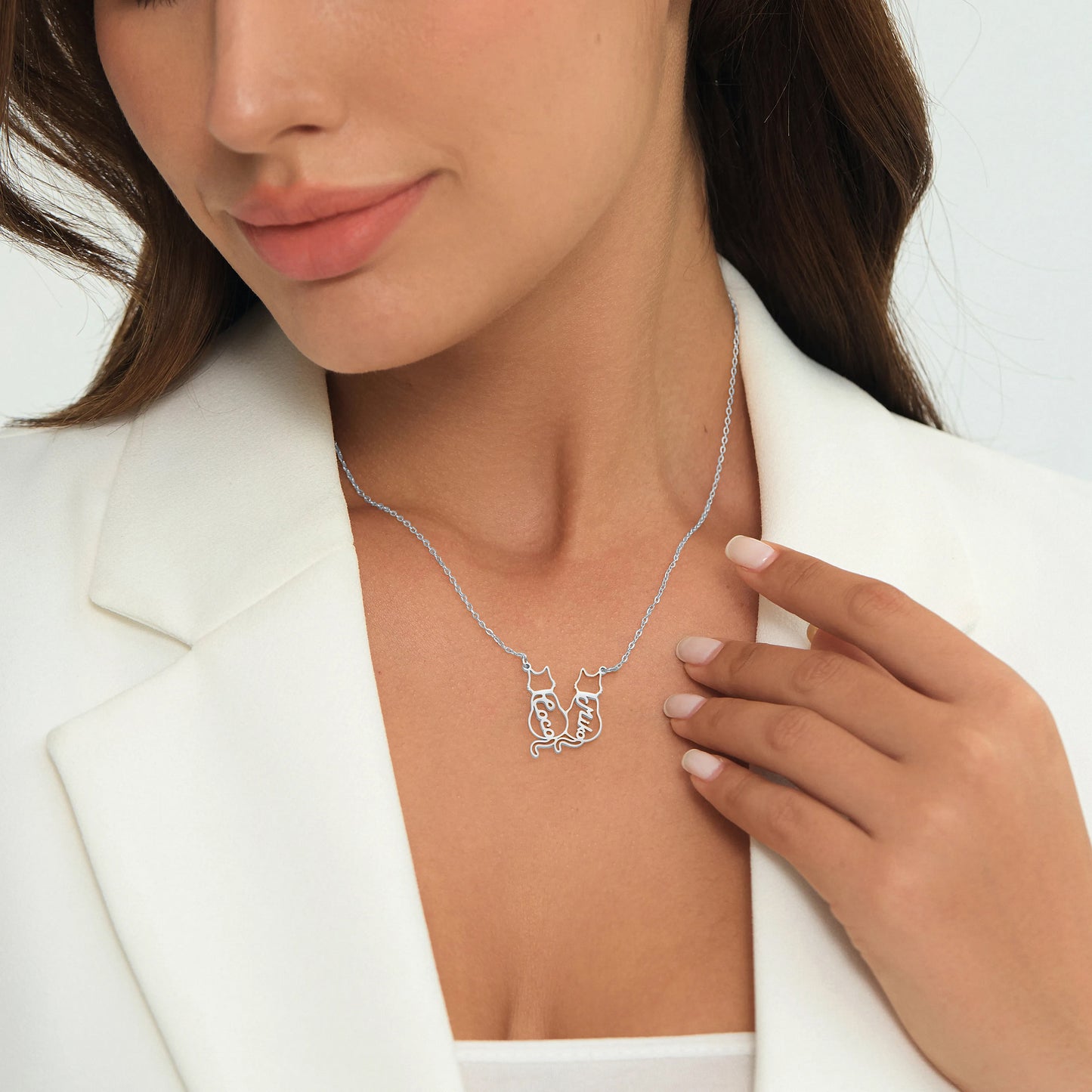 Collar personalizado con nombre de gato