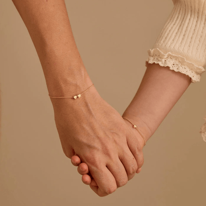 Pulsera personalizada con inicial en corazón