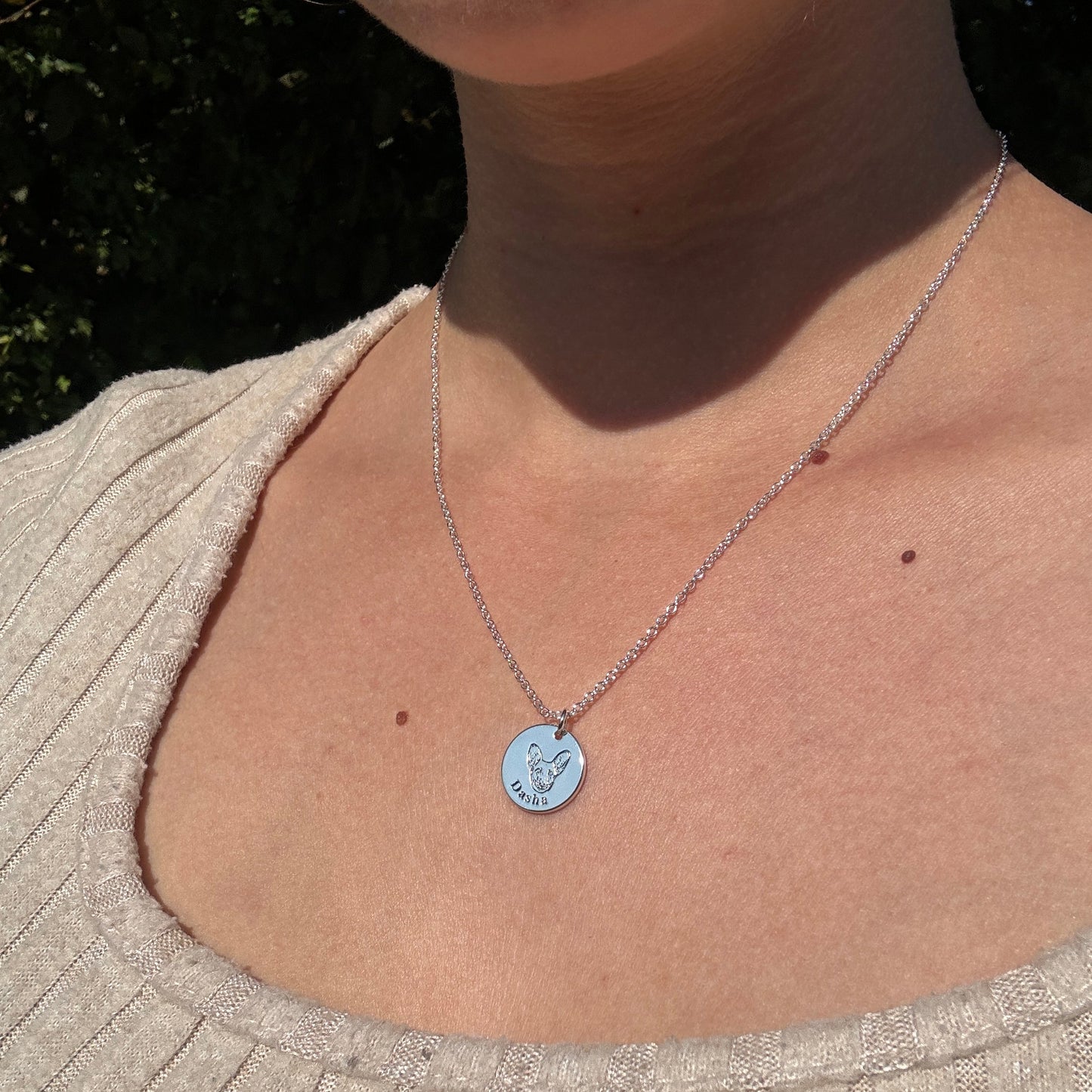 Collar personalizado con imagen de mascota