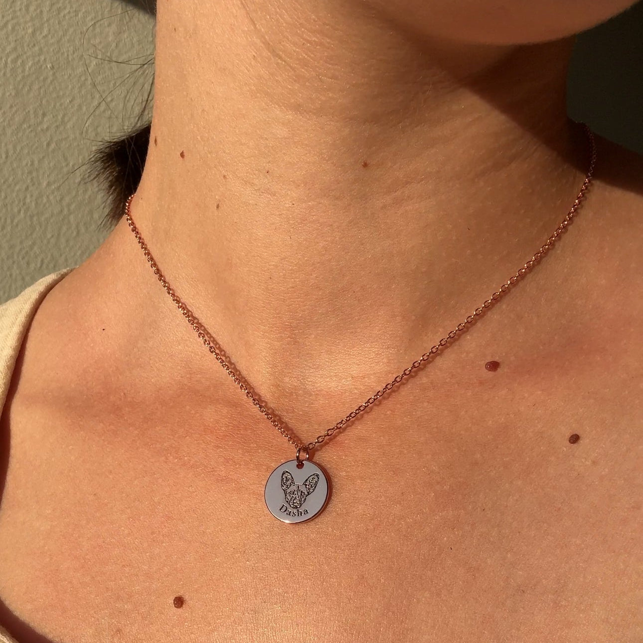 Collar personalizado con imagen de mascota